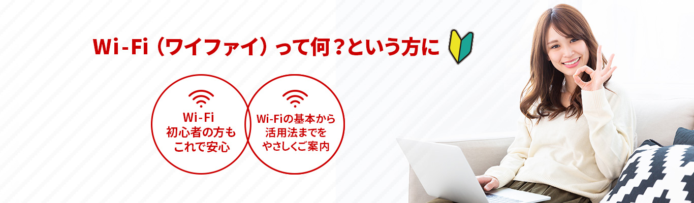 かんたん解説　Wi-Fi（ワイファイ）ってなに？　家やお店でネットにつながる