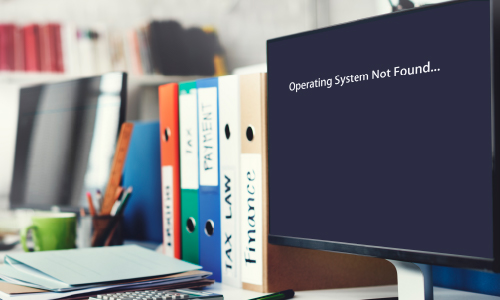 「Operating System Not Found」などの英文が表示されて、起動できない。