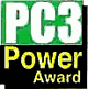 PC3 MAGAZINE PC Analysis Power Award