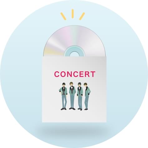 CDに同梱されているコンサートDVD