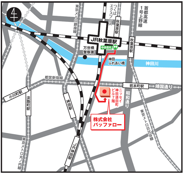 データ復旧センター東京　地図