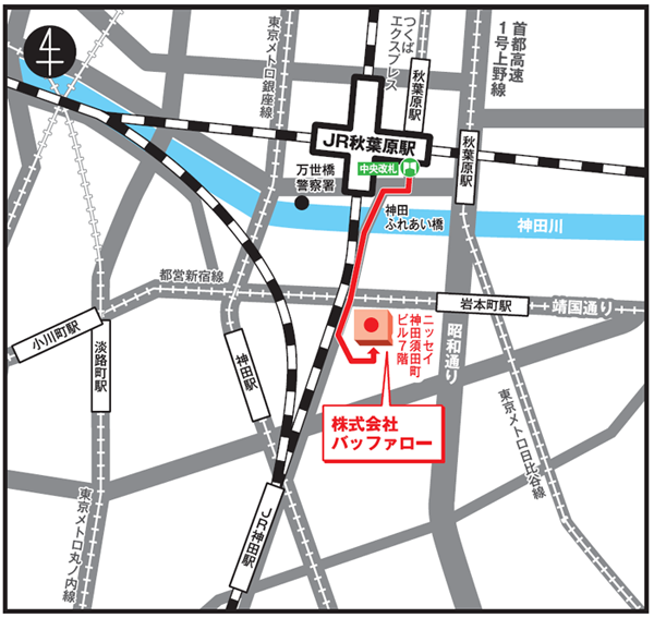 データ復旧センター東京 地図