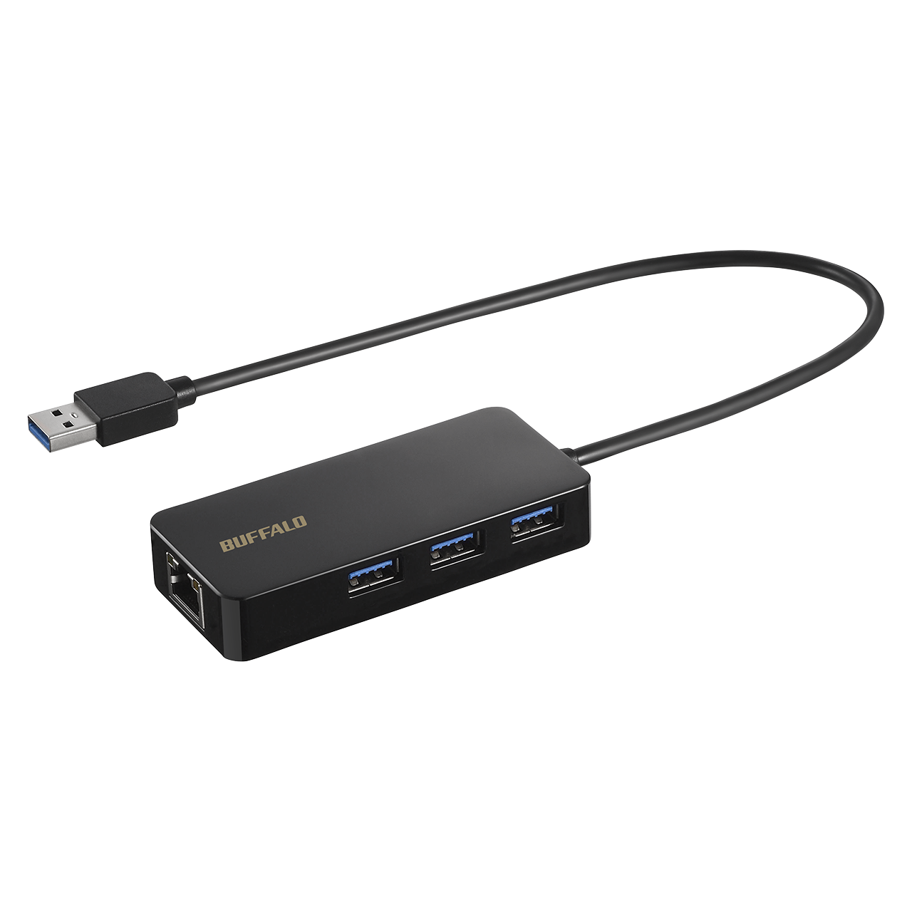 BUFFALO バッファロー BSH4A120MBBK USB2.0 スマホタブレット用 セルフパワーハブ ブラック お取り寄せ