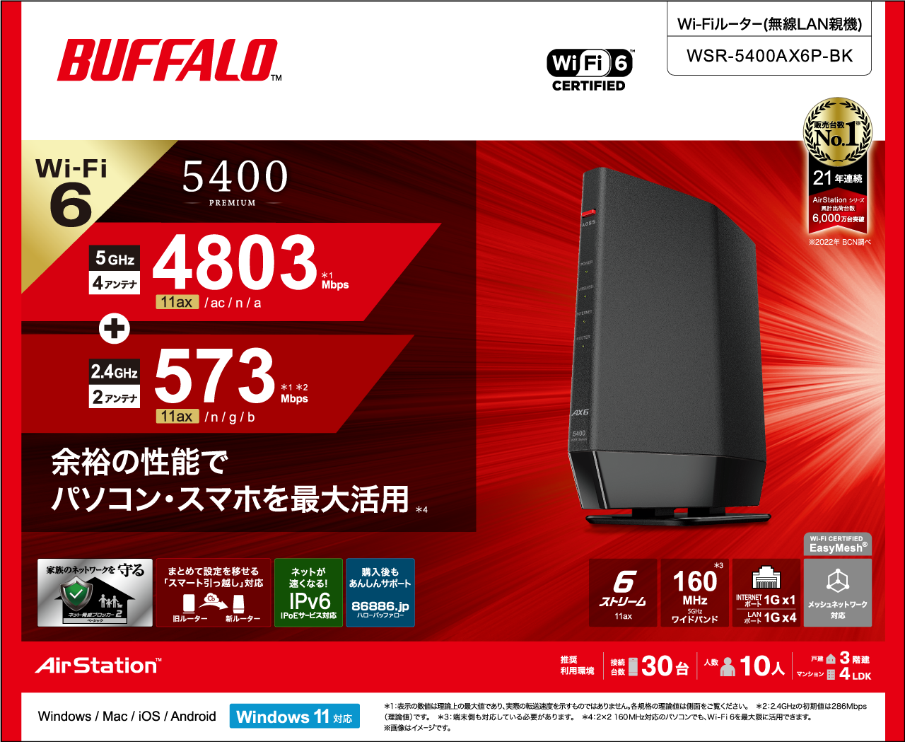 ご家庭にあるスマート家電をサイバー攻撃から守る】Wi-Fi 6対応