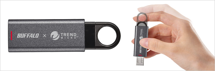 USB端子をボールペンのように出せるノック式USBメモリー
