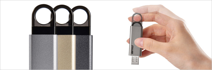 USB端子をボールペンのように出せるノック式USBメモリー
