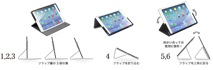 6タイプに立てられる