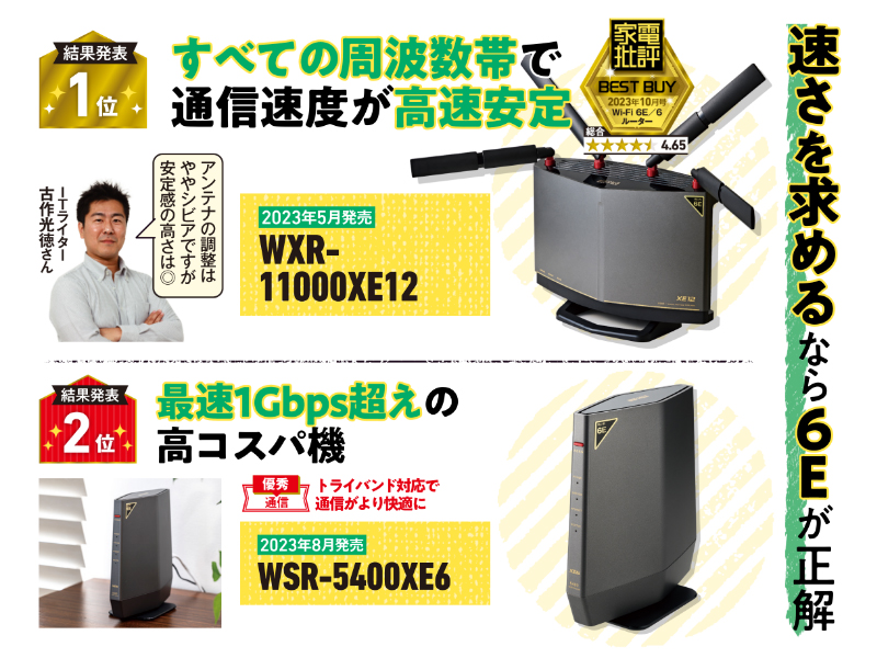 バッファロー wi-fi ルーターWSR-5400XE6