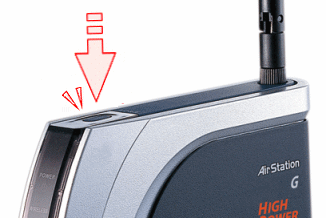 WHR-HP-G54のAOSSボタン