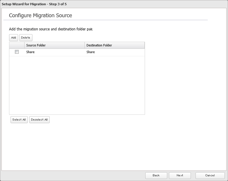 10 The estimated data size and time required to migrate all items will ...