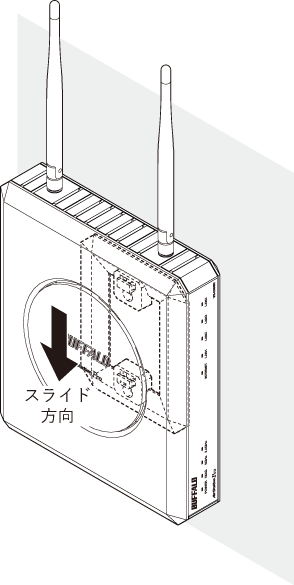 商品画像：VR-U300W : 法人向けルーター | バッファロー 4