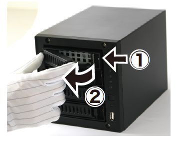 内蔵ハードディスクを交換する方法(LS-QVL/R5,LS-QVL/1D) | バッファロー