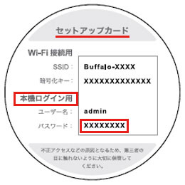 セットアップカード2