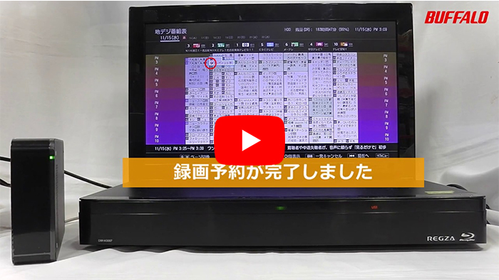 【新生活応援】東芝REGZAテレビ（19型）＆バファロー外付けHDD（1TB）