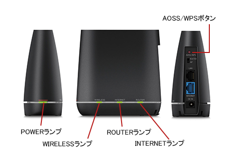 WCR-1166DS ランプ位置