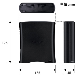 BUFFALO HD-CB2.0TU2  USB2.0外付HD 2.0TB