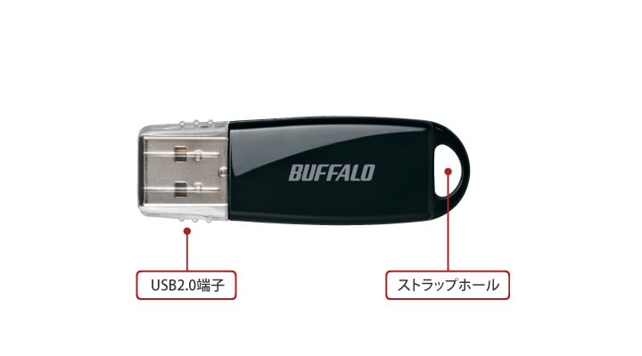 RUF2-WB4G-BK : 高速/スタンダードUSBメモリー | バッファロー