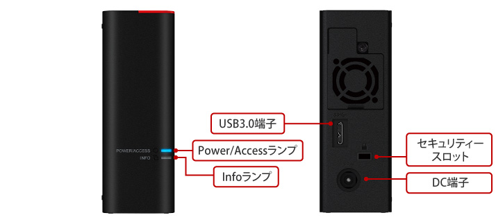 バッファロー HD-WHA16U3/R1 [法人向け RAID1対応 外付けHDD 2ドライブ16TB] 外付けハードディスクドライブ