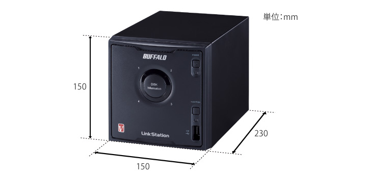 LS-QV4.0TL/R5 : ネットワーク対応HDD(NAS) : LinkStation | バッファロー