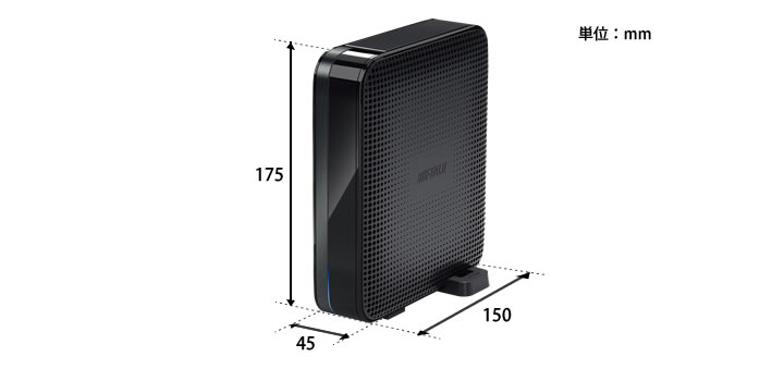 NASネットワークハードディスクLS-WX2.0TL/R1J