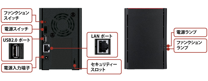 LS220D0202C : ネットワーク対応HDD(NAS) : LinkStation | バッファロー