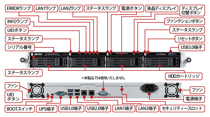 BUFFALO ZME-TS5410RN0804/35S TS5410RN0804+BN75Rｾｯﾄ品 - その他