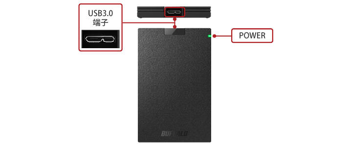 SSD-PG1.0U3-B/NL : 外付けSSD | バッファロー