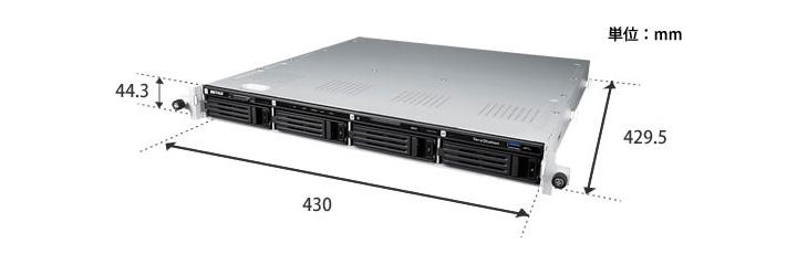 WS5400RN04W6 : 法人向けNAS : TeraStation | バッファロー