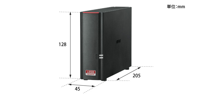 NAS バッファロー LinkStation LS510D0301G 3TB