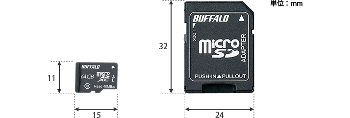 RMSD-032GU1SA : microSDXC | バッファロー