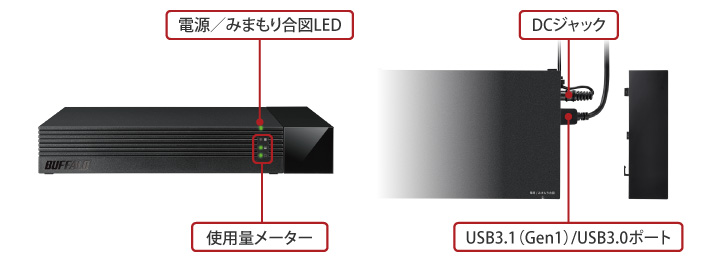 HDV-SAM3.0U3-BKA : 外付けHDD | バッファロー