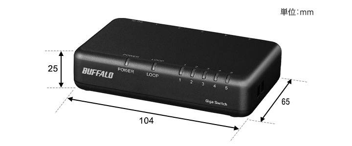 【未使用６台】BUFFALO スイッチングハブ LSW6-GT-5EPL/BK LSW6-GT-5EPL/BK : スイッチングハブ | バッファロー