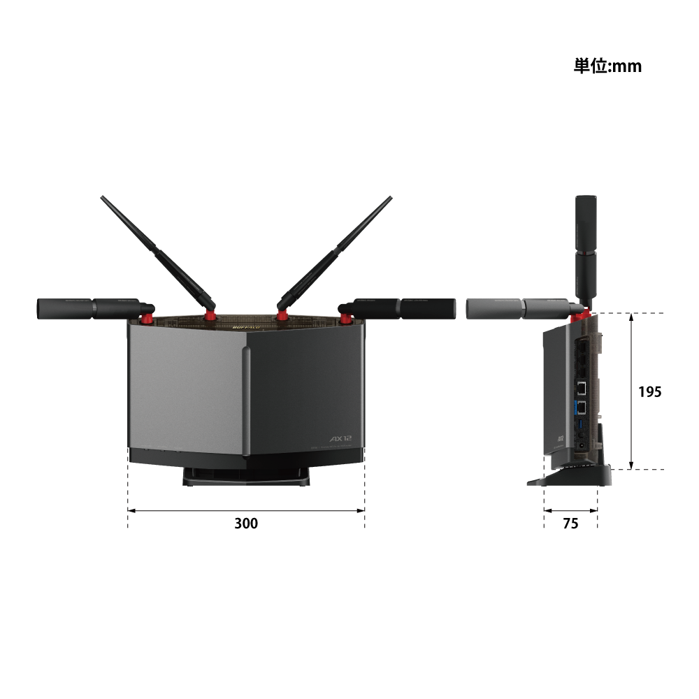 WXR-5950AX12R : Wi-Fiルーター : AirStation | バッファロー
