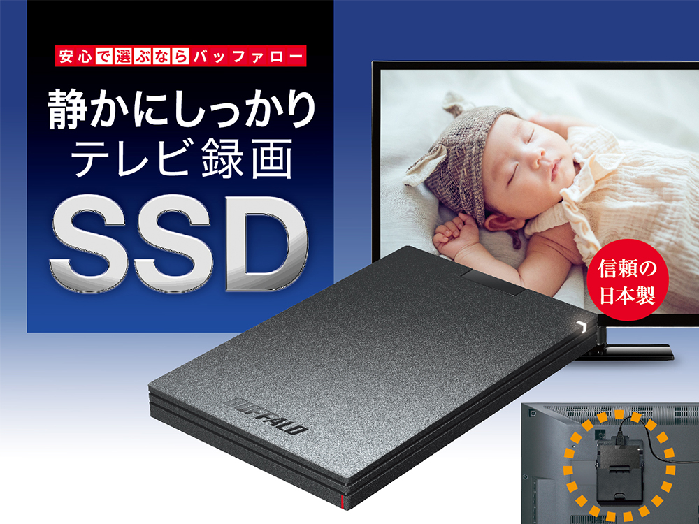 バッファロー BUFFALO SSD-PGT480U3-BA [外付けSSD]
