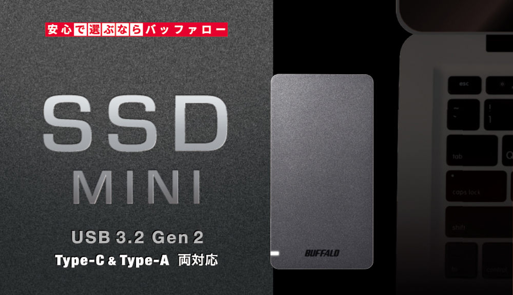 SSD-PGM1.9U3-B/N : 外付けSSD | バッファロー