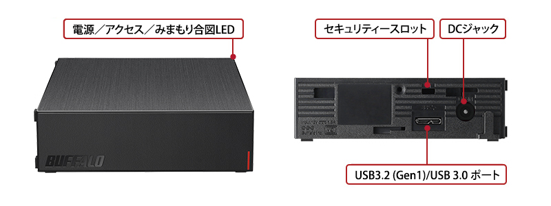 BUFFALO バッファロー HD-LE4U3-BA  4TB