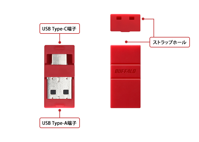 RUF3-AC64G-GY : 高速/スタンダードUSBメモリー | バッファロー