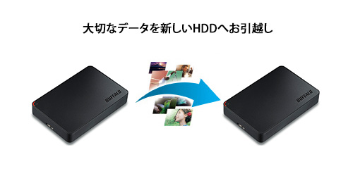 ポータブルハードディスク 1TB　HD-NRPCF1.0-BB