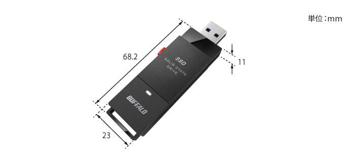 SSD-PUT500U3-BKC : 外付けSSD | バッファロー