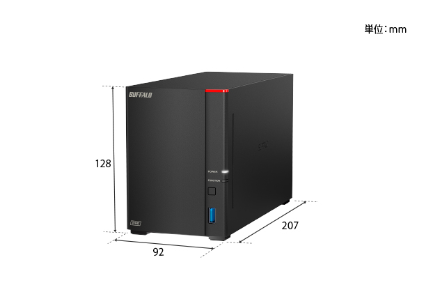 LS720D0802 : ネットワーク対応HDD(NAS) | バッファロー