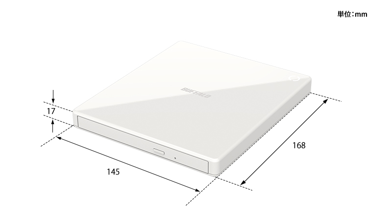 BUFFALO RR-C1-WH WHITE スマートフォン用CDレコーダー