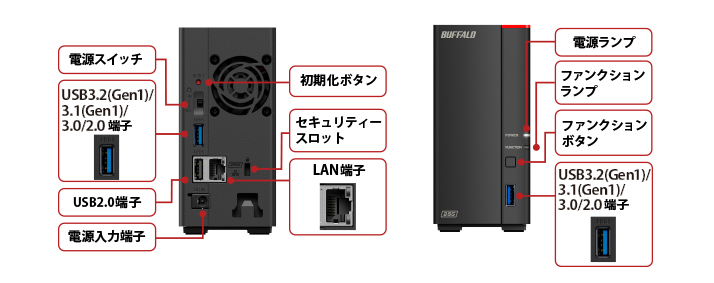 売れ筋商品 バッファロー LinkStationSOHO向け 1ドライブ 3TB LS710DN0301B 1台