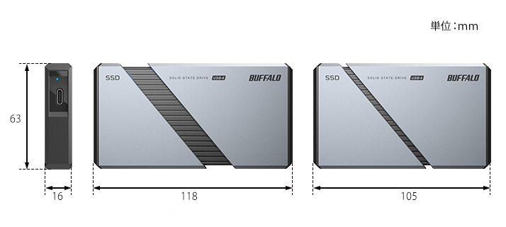 SSD-PE2.0U4-SA : 外付けSSD : MiniStation SSD | バッファロー SSD-PE2.0U4-SA : 外付けSSD : MiniStation SSD | バッファロー