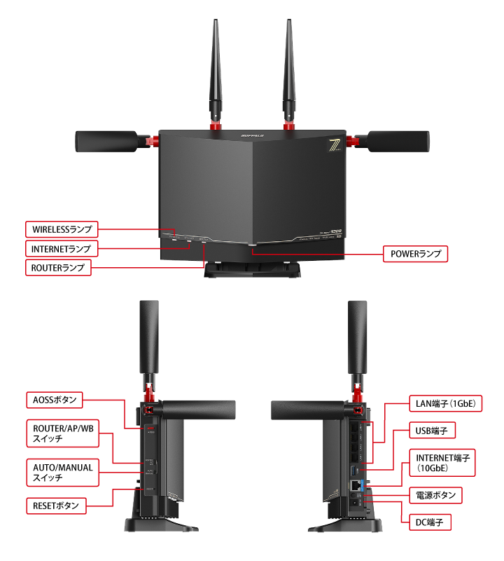 WXR9300BE6P : Wi-Fiルーター : AirStation | バッファロー WXR9300BE6P : Wi-Fiルーター : AirStation | バッファロー