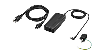 オプションのACアダプター「WLE-OP-AC19C」（別売）