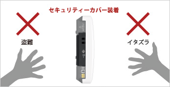 セキュリティーカバー装着イメージ