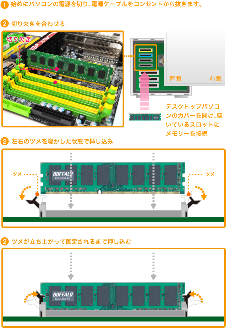 物理メモリ(UMAX) DDR3 SDRAM PC3-10600 ① タブレット