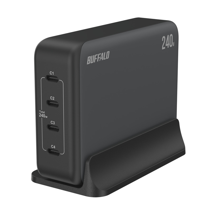 BUFFALO USB PD 240W 卓上4C(BSACPD24005C4BK)の商品画像