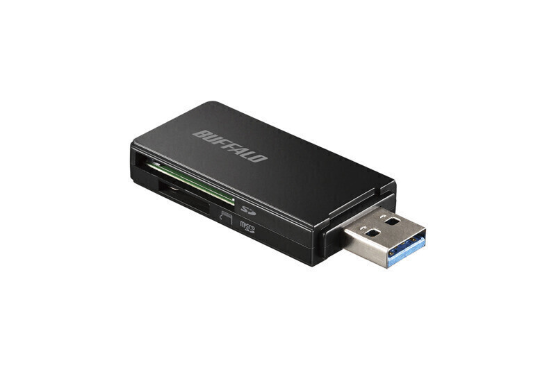 価格交渉OK送料無料 BUFFALO USB3.0 microSD SDカード専用カードリーダー ブラック BSCR27U3BK