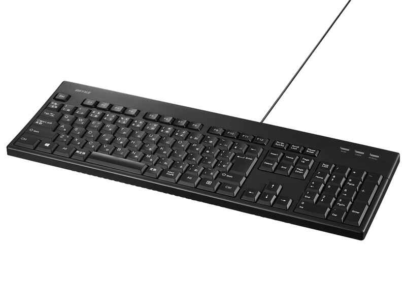 バッファロー Bluetooth コンパクトキーボード BSKBB310BK 